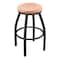 Holland Bar Stool Co 30" Swivel Bar Stool, Pewter Finish, Nat Oak Seat X802 - alternate 1